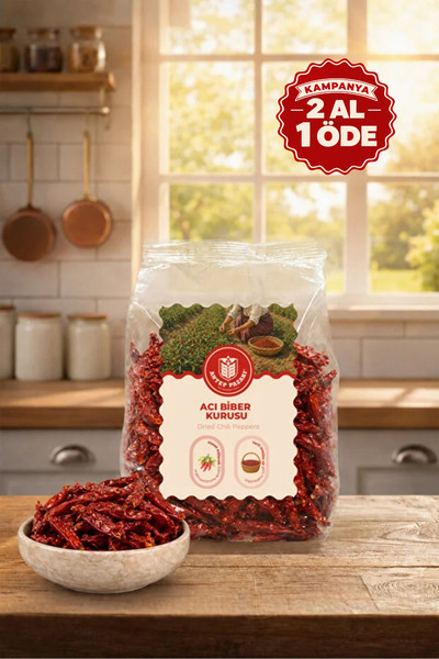 Antep Pazarı Acı Süs Biberi - Atom Biber - 100g
