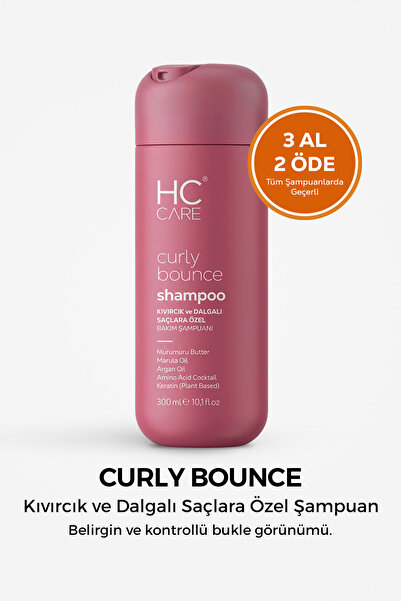 HC Care Curly Bounce Kıvırcık ve Dalgalı Saçlar için Bakım Şampuanı
