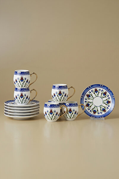 Karaca Miras 6-Person Coffee Cup Set 80 ml