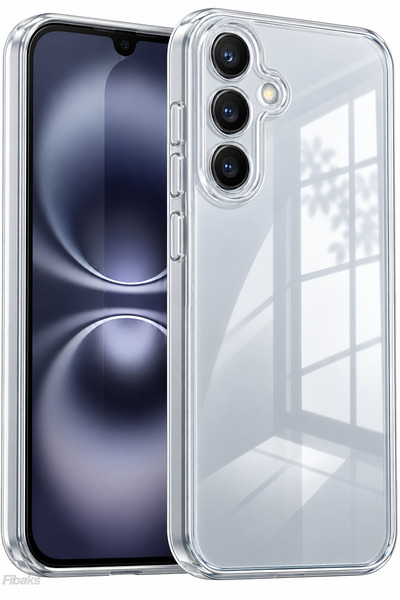 Fibaks Galaxy A37 Kılıf Kamera Korumalı Şeffaf İnce Esnek Renksiz Yumuşak Sil...