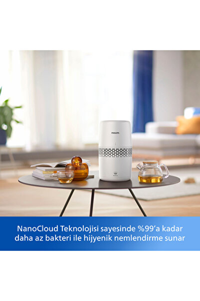 Philips 2000 Serisi Hava Nemlendirici, Evaporatif Sistem, Otomatik Nem Kontrolü, Sessiz Gece Modu HU2510/10
