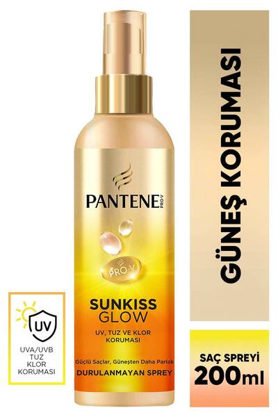 Pantene Pro-V Sunkiss Glow, Güneş ve Klor Koruyucu Durulanmayan Saç Spreyi 200ML