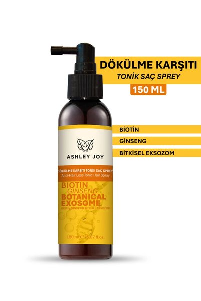 ASHLEY JOY Bitkisel Eksozom&Biotin Dökülme Karşıtı Tonik Saç Spreyi-Güçlendir...