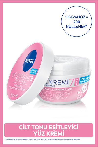 NIVEA Cilt Tonu Eşitleyici Su Bazlı Nemlendirici Yüz Kremi 100ml