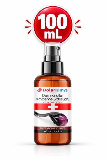 Dolar Kimya Dermaroller Temizleme Solüsyonu | 100 ml (Yeni Amber Şişe)