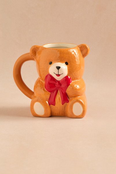 Karaca New Year Yılbaşı Lovely Bear Kupa 450 ml