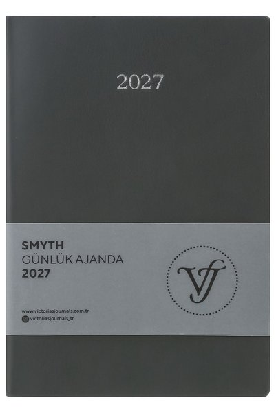 Victoria's Journals Smyth 2027 Daily Planner A5 – Vegan Leather Flexible Cove...