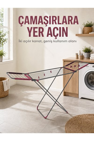 Perilla AVRORA Katlanabilir Çamaşır Kurutmalık – 17,5 Metre