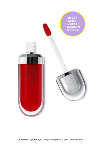 Kiko Dudak Parlatıcısı - 3D Hydra Lip Gloss - 15 Cherry Red - Besleyici ve Ne...