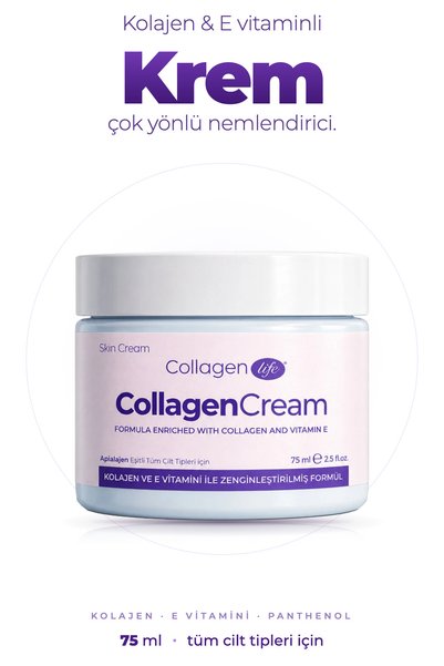 COLLAGEN LIFE Ultra Kolajen Kaybı Belirtilerine Karşı Çok Yönlü Krem 75ml