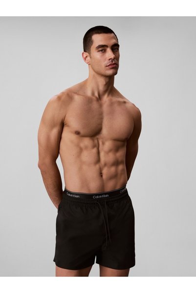 Calvin Klein Κοντό κορδόνι περίσφιξης LV00N61055 Μαύρο