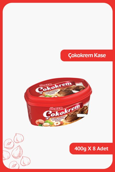 Ülker ÇOKOKREM Kase - 400 gram - 8 Adet