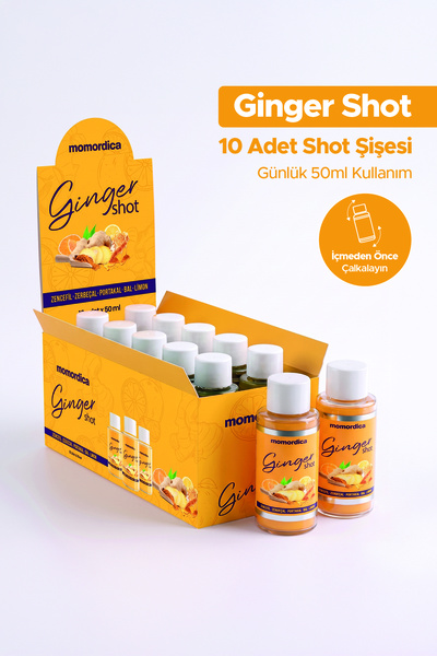 MOMORDİCA Zencefil Shot'ı - 10 Adet.