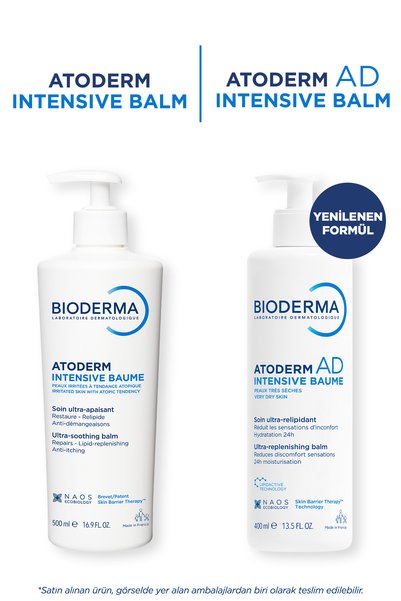 Bioderma Atoderm AD Intensive Balm Çok Kuru Atopik Cilt Kaşıntı Karşıtı Onarıcı Nemlendirici Krem 400 ml