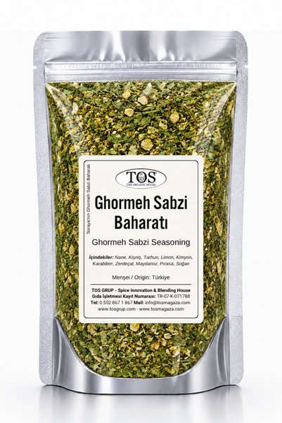 TOS The Organic Spices Soraya'nın Ghormeh Sabzi Baharatı 100 gr Soraya's Ghor...