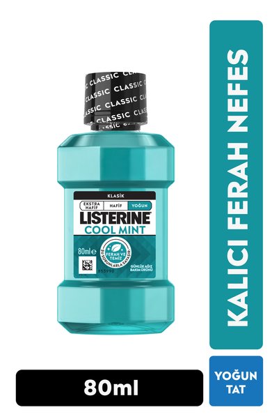Listerine Cool Mint Ağız Bakım Suyu 80 ml Günlük Ağız Bakımı