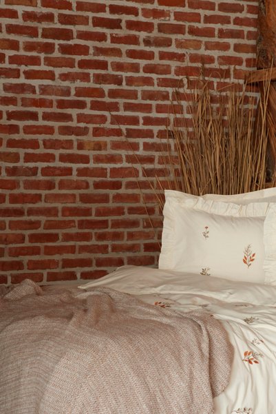 Karaca Home Randy Single Jacquard Blanket Beige