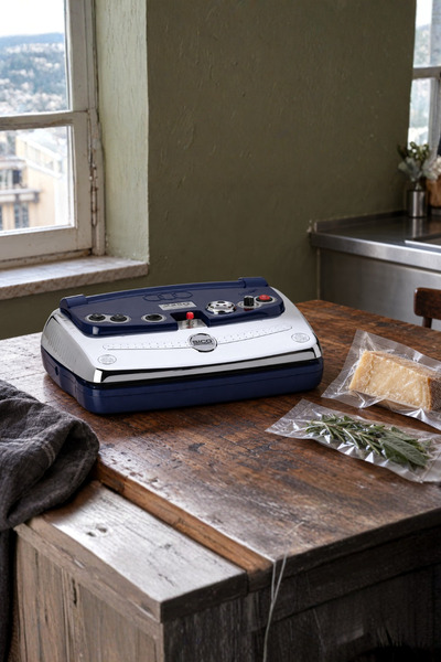 SMEG Home Line Plus Lacivert Otomatik Vakum Makinesi
