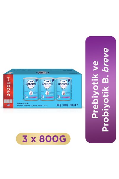 Aptamil Prosyneo 2 Prebiyotikli Probiyotikli Devam Sütü 800x3 Gr