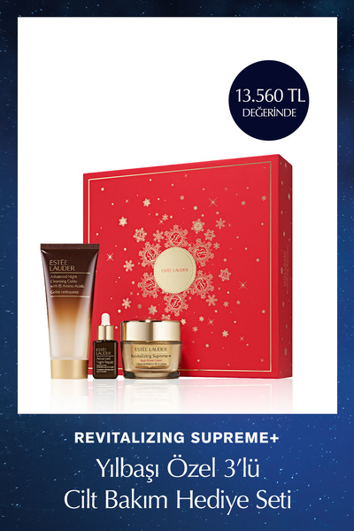 Estee Lauder Revitalizing Supreme+ Cilt Bakım Seti - Temizleyici 100ml & Seru...
