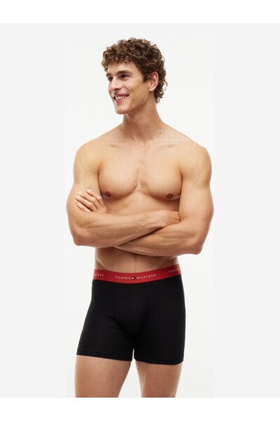 Tommy Hilfiger 3P BOXER BRIEF WB UM0UM03874 B//Blue Spell/Terra Red/Minty