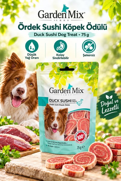 Gardenmix Ördekli Sushi Köpek Ödülü 75 Gr.