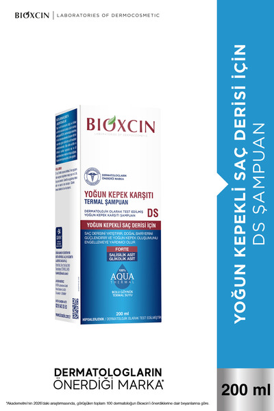 Bioxcin Aqua Thermal Yoğun Kepek Karşıtı Şampuan Ds 200 ml Kepek Kaşıntı Pullanma Karşıtı