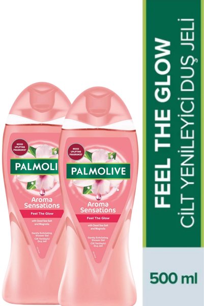 Palmolive Aroma Sensations Feel The Glow Banyo ve Duş Jeli 500 ml x2 Adet Vüc...