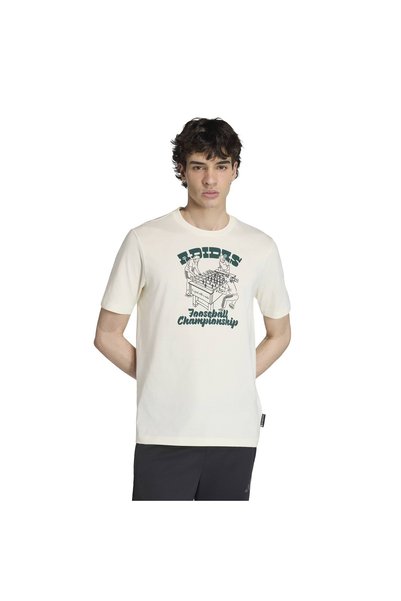 adidas TRICOU GRAFIC (CU MÂNECĂ SCURTĂ) KC7122 M NOV FOOS T OWHITE