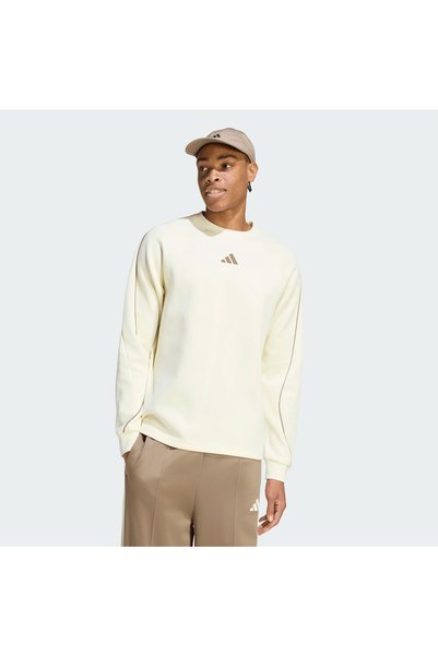 adidas Pulóver (hosszú ujjú) KR7773 M STADIUM CRW IVORY