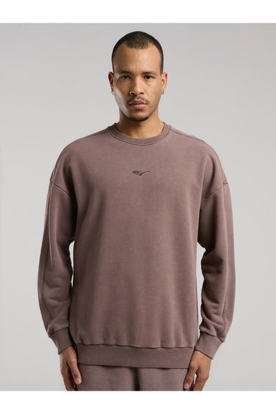 EVERLAST Bronx 1910 Washed Brown Men's Sweatshirt