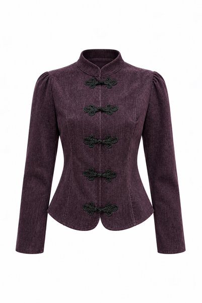 Trendyol Kollektion Pflaumenjacke TWOAW27CE00062