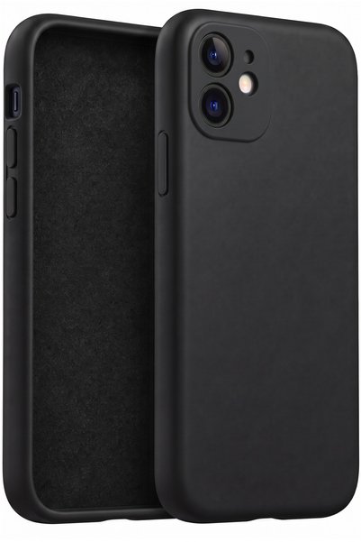 Fibaks iPhone 11 Case 3D Camera Protected Velvet Inside Launch Soft Liquid Si...
