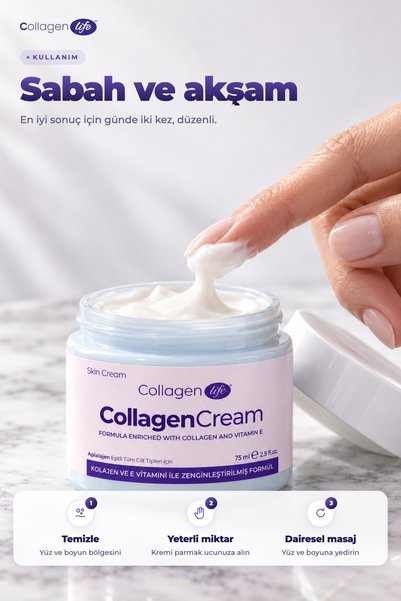 COLLAGEN LIFE Ultra Kolajen Kaybı Belirtilerine Karşı Çok Yönlü Krem 75ml