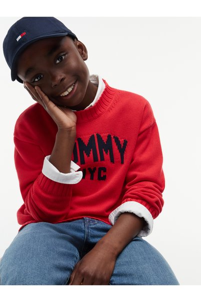 Tommy Hilfiger ΒΑΡΣΙΤΥ ΚΡΙΟΥ ΕΪΡΕΣΙΜΟΣΙΩΝ ΚΒ0ΚΒ10698 Κόκκινη Λάμψη