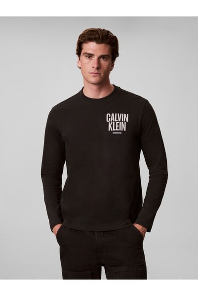 Calvin Klein LS 30S EU BLOCK FRONT CALVIN T LV04RH859G Μαύρο