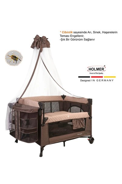 Holmer Maxi Comfort (ANNE YANI-DELUXE KUMAŞ) Cibinlikli Oyun Parkı/Anne Yanı ...