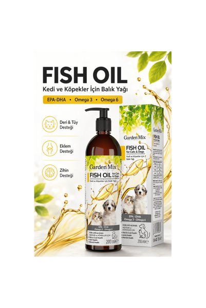 Gardenmix Garden Mix Kedi Ve Köpek Somon Yağı 200ml