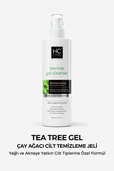HC Care Tea Tree Gel Çay Ağacı Cilt Temizleme Jeli - 200 ml