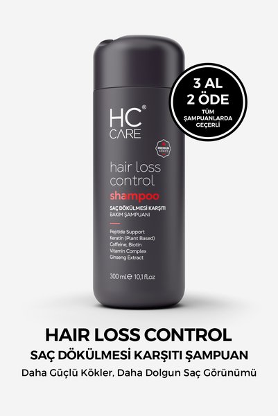 HC Care Hair Loss Control Güçlendirici Dökülme Karşıtı Saç Bakım Şampuanı