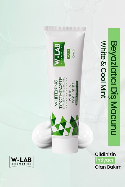 W-Lab Cosmetics Beyazlatıcı Diş Macunu 100 ML Çay,Kahve ve Sigara Lekesi Karş...
