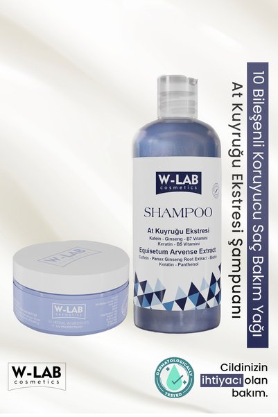 W-Lab Cosmetics Şampuan Ve Saç Bakım Maskesi Set