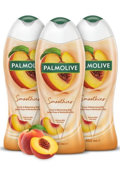 Palmolive Smoothies peach shower gel 450 ml x3 body wash bath gel body care