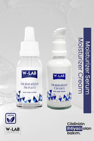 W-Lab Cosmetics Moisturizer Krem Moisturizer Serum Set