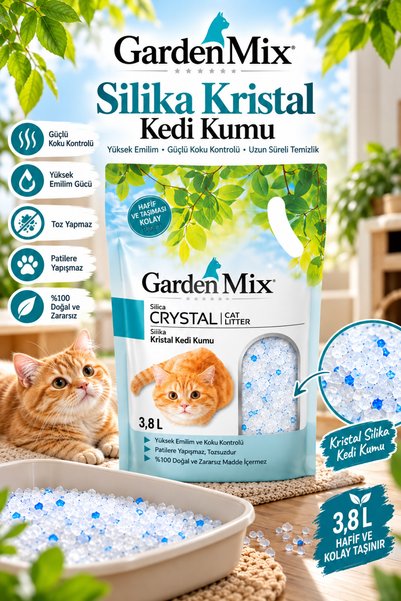 Gardenmix Gardenmıx Sılıca Kedi Kumu 1.4 Kg - 3.8 L