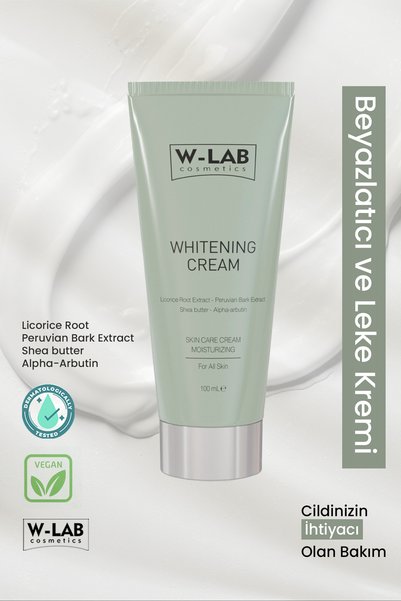 W-Lab Cosmetics Beyazlatıcı ve Leke Kremi 100 ml.