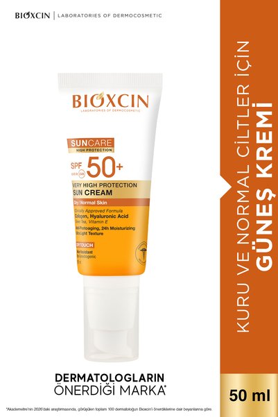 Bioxcin Sun Care SPF 50+ Kuru Ciltler İçin Yoğun Nemlendirici Güneş Kremi - H...