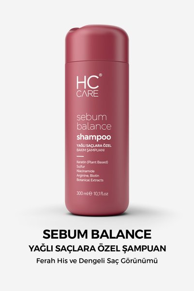 HC Care Sebum Balance Yağlı Saçlar için Arındırıcı Şampuan