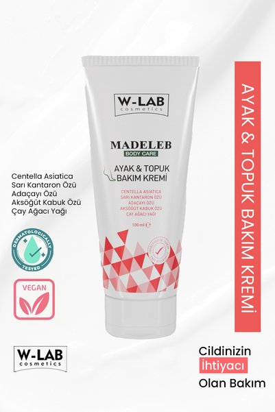 W-Lab Cosmetics Ayak Ve Topuk Bakım Kremi 100 ml