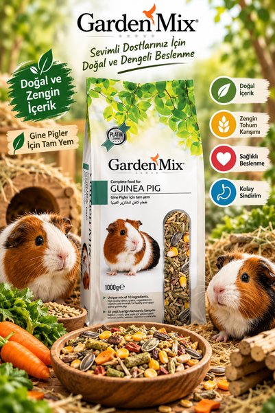 Gardenmix Platin Gınepıg Yemi 1kg
